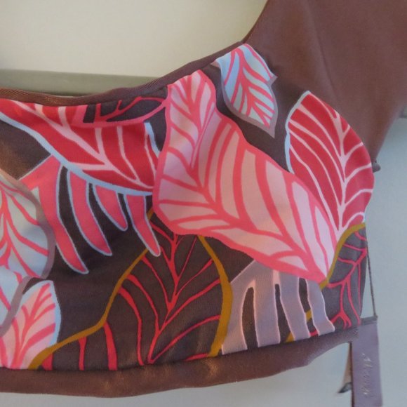 MAAJI Shimmering Cognac Cumbia Reversible Off Shoulder Bikini Top Size US M NWT - Picture 10 of 15